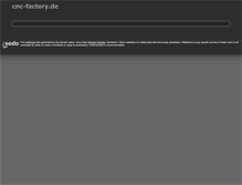 Tablet Screenshot of cnc-factory.de